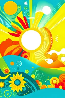 design sunny vector illustration