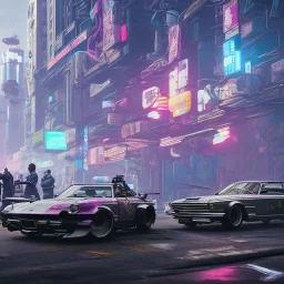 cyberpunk 2077 version of a mercedes