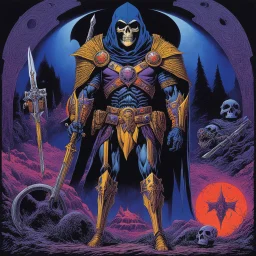 [art by Philippe Druillet] Skeletor's EDC Dark Hunter's Kit