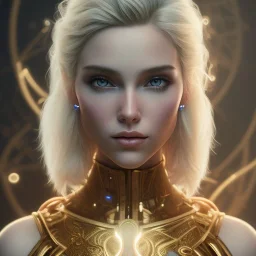 blonde pretty yoga artist, labyrinth background , levitated lab equipment, 4k, Highly Detailed, Masterpiece, perfect eyes, Digital Illustration, Cinematic Lighting, Realistic, Sharp Focus, Centered, Beautifully Lit, Bioluminescent by Stanley Artgerm Lau