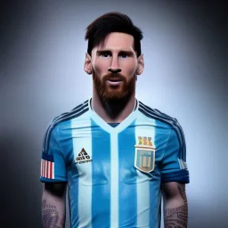 lionel messi, with argentina flag, highly detailed, wings, soft studio lighting, background 64k