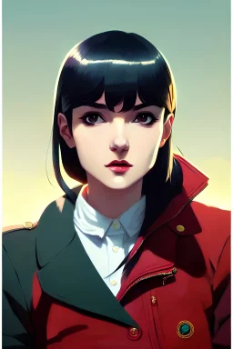 highly detailed portrait, stunningly beautiful woman, Ilya Kuvshinov, Atey Ghailan, by Loish, by Bryan Lee O'Malley, by Cliff Chiang, by Greg Rutkowski, inspired by graphic novel cover art