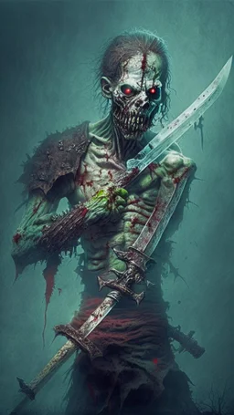 zombie with a sword