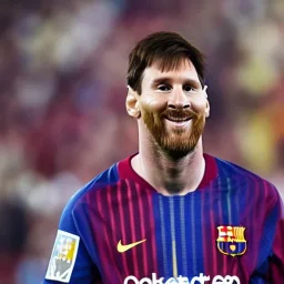 lionel messi smiling