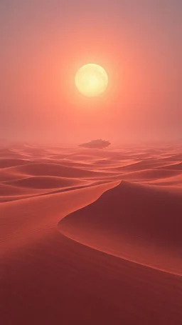 realistic photo of a landscape covered in sands that looks futuristic with futuristic lighting , spaceship
