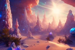  white and gold crystal cosmic and galactic ambiance, full of details, smooth, bright sunshine，soft light atmosphere, light effect，vaporwave colorful, concept art, smooth, extremely sharp detail, finely tuned detail, ultra high definition, 8 k, unreal engine 5, ultra sharp focus