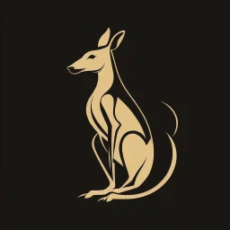 Kangaroo Logo, Fancy, Professional, Hotel Logo, ralph lauren look-alike. 1997 based, Japanese, Minimalistic.