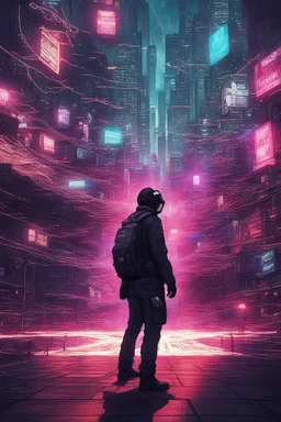 Amidst the neon-lit streets of a cyberpunk city, a renegade hacker delves into the depths of virtual reality, navigating through digital mazes and encrypted databases in pursuit of forbidden knowledge. With each hack, they unravel the secrets of a shadowy underworld ruled by corporate giants and underground syndicates. But as they delve deeper, they uncover a conspiracy that threatens to shake the very foundations of their reality. Armed with nothing but their wits and a cybernetic interface, th