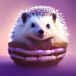 Cute and beautiful hedgehog baby, cute and fun, 4K, 8K, 3D، magic,fantisy