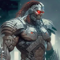 Cyborg Spartan warrior from 2190