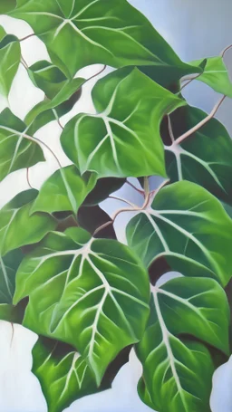 painting of plant english ivy