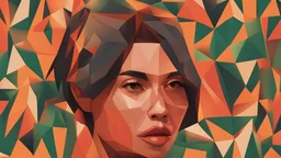 hurt women low poly