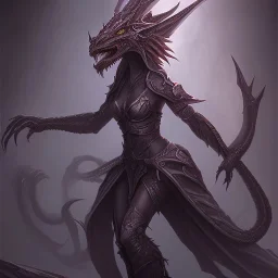 dragon, dark elf, female