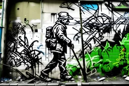 banksy,grafiti area, art paiting