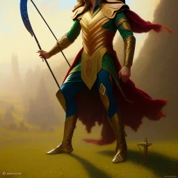 loki as don quixote, digital art by eugene de blaas and ross tran, vibrant color scheme, intricately detailed, in the style of romanticism, cinematic, artstation, greg rutkowski
