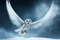 snow winged OWL