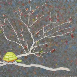 turtle and apple tree