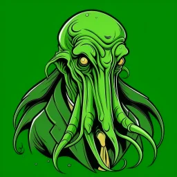 cthulhu in a cartoon style