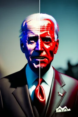 Ultra realistic image, joe biden zombie, zombie performance, skull, blood, torn arm, night, walking twisted, waist up view, thriller style, dark ambient, highly detailed, White House background, concept art, unreal engine 5, god rays, ray tracing, RTX, lumen lighting, ultra detail, volumetric lighting, 3d, finely drawn, high definition, high resolution.