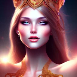 Beautiful women goddess full image smile