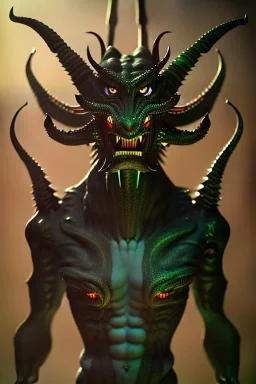 Demon aliens, 8k, finely detailed