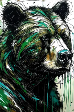 a bear, alice pasquini style