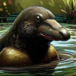 realistic platypus