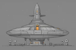 Gray alien natalie Johanson grey spaceship