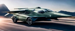 a military fighter jet station wagon hybrid designed by volkswagen Guilloché