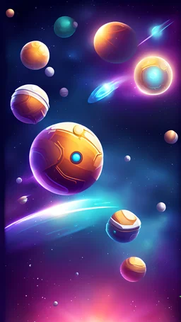 space ball dash, background, mobile game