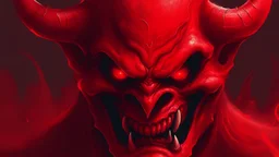 ein roter demon