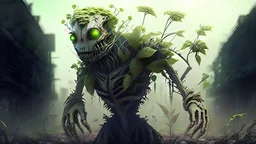 Humanoid plants take over the world, war with humans