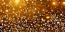 Festive abstract bokeh background - golden bokeh lights, beige - New Year, Anniversary, Wedding, banner