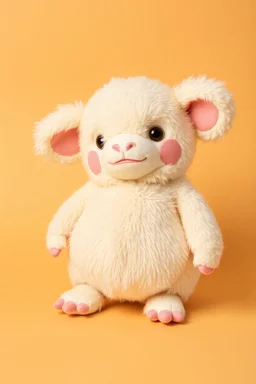 Labubu plush, on solid background color