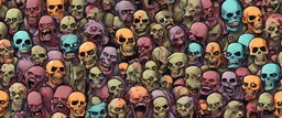 a photorealisitc zombie horde