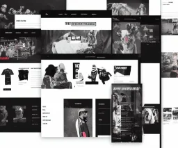 Homepage Website Streetwear, UX/UI