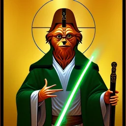 Orthodox icon Yoda jedi master