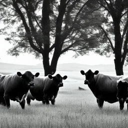 black and white cows in green field near forest