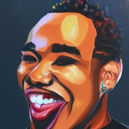 Painting of Anderson paak