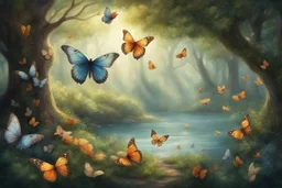 Come along with me, And the butterflies and bees, We can wander through the forest, Come along with me To a cliff under a tree, Where we can gaze upon the water As an everlasting dream, We'll still want to be With the butterflies and bees, And living so merrily , I'll be here for you always