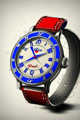 "Illustrate a Pepsi watch being passed down through generations, telling a story of timeless style and heritage."