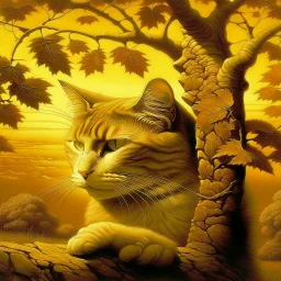 cat, Maxfield Parrish,