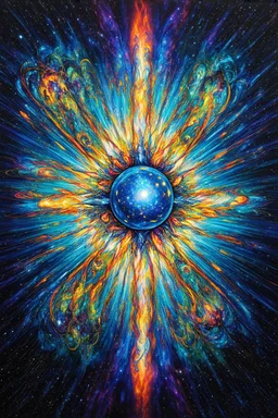 cosmic consciousness; neo-surrealistic optical art
