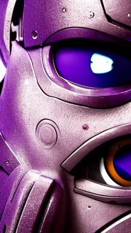 cyborg nion purple Suspicion interested in-depth details HD 4K 8K