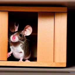 mouse in cupboard