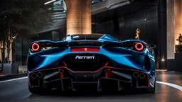 Ferrari F8 Modern Design , REAR view, perfect model, perfect details, perfect everything,desktop wallpaper, 4K, Cinematic