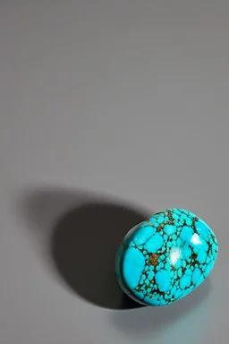 a turquoise egg