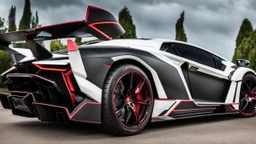 cullinan MANSORY Fused with Lamborghini Veneno, Super Detailed, desktop wallpaper, 4K