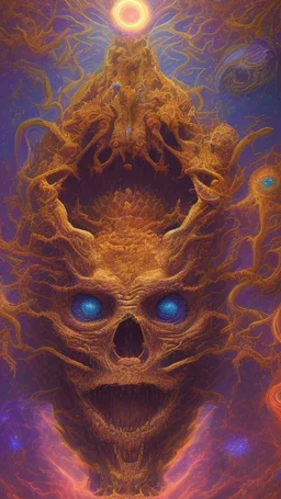 Nul ne saurait décrire le monstre ; aucun langage ne saurait peindre cette vision de folie, ce chaos de cris inarticulés, cette hideuse contradiction de toutes les lois de la matière et de l'ordre cosmique.