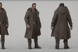 character model sheet for 3d modeling